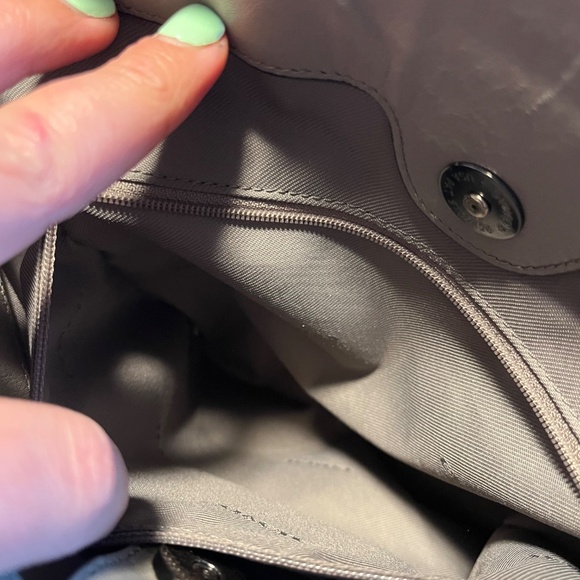 Authentic Grey Coach Medium Swagger Bag - Picture 10 of 16